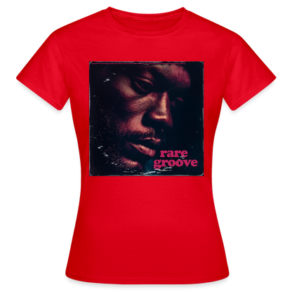 Groove Rare, T-shirt dam - röd