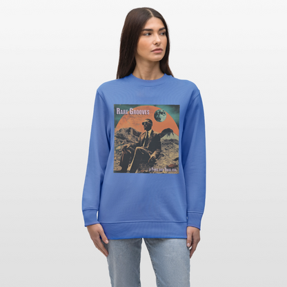 Vinylskatter: Att hitta sällsynta grooves, Ekologisk sweatshirt CHANGER unisex från Stanley/Stella - blå