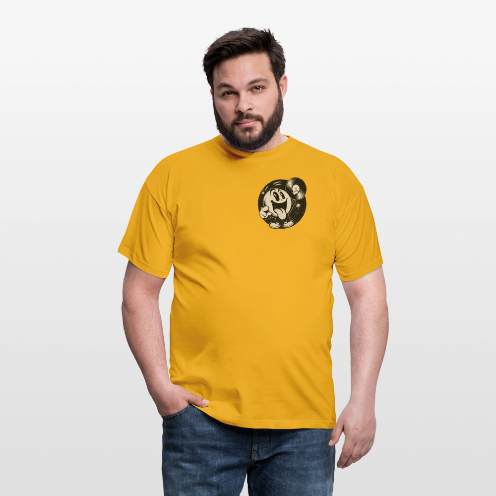 Groove Chaser, T-shirt herr - gul