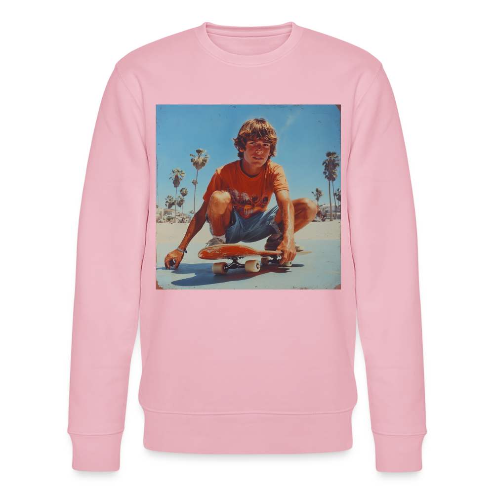 Sunset Vibes, 70s Style, Ekologisk sweatshirt CHANGER unisex från Stanley/Stella - ljusrosa