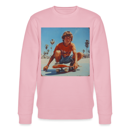 Sunset Vibes, 70s Style, Ekologisk sweatshirt CHANGER unisex från Stanley/Stella - ljusrosa