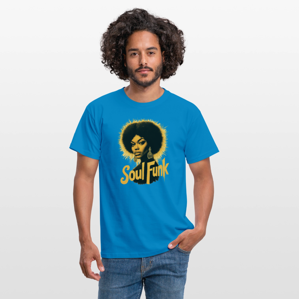 Soul Funk, T-shirt herr - kungsblå