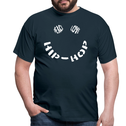 Peace, Love & Hip-Hop, T-shirt herr - marinblå