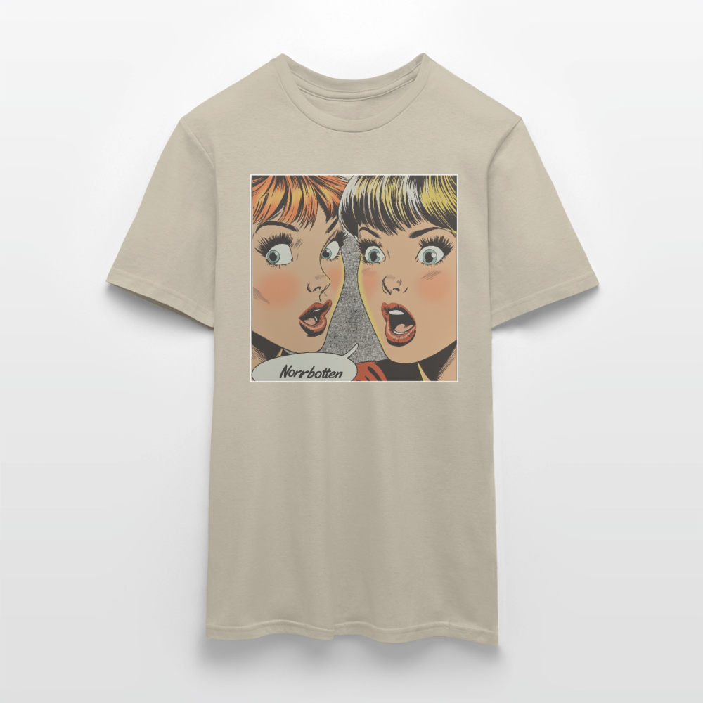 Förvånade röster från norr, T-shirt herr - sandbeige