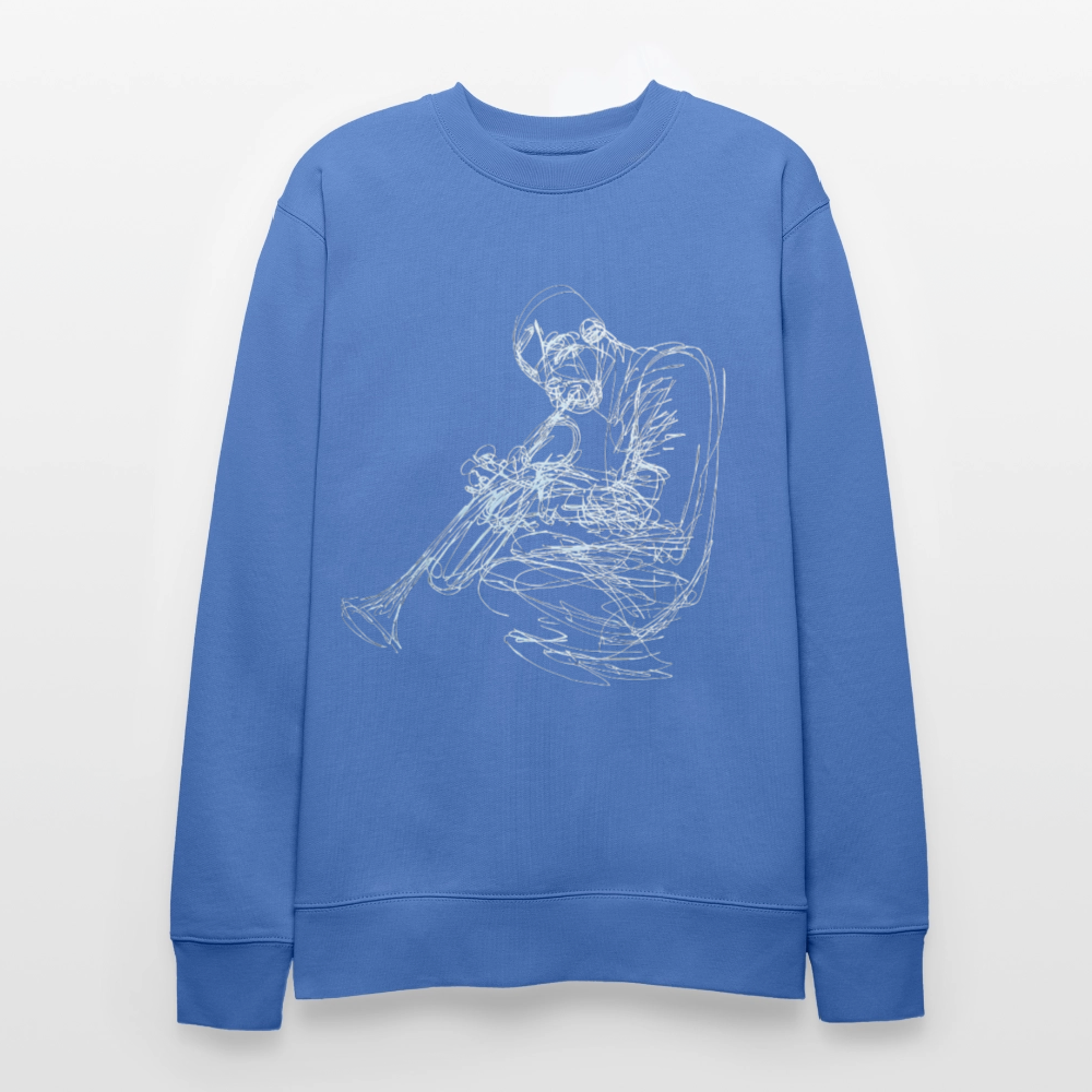 Contours of Jazz, Ekologisk sweatshirt CHANGER unisex från Stanley/Stella - blå