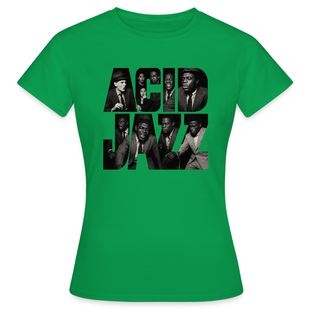 80s Club Jazzdance, T-shirt dam - kellygrön