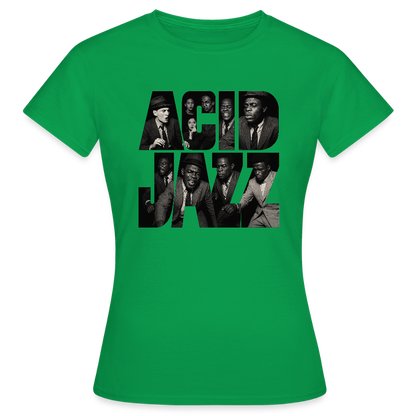 80s Club Jazzdance, T-shirt dam - kellygrön