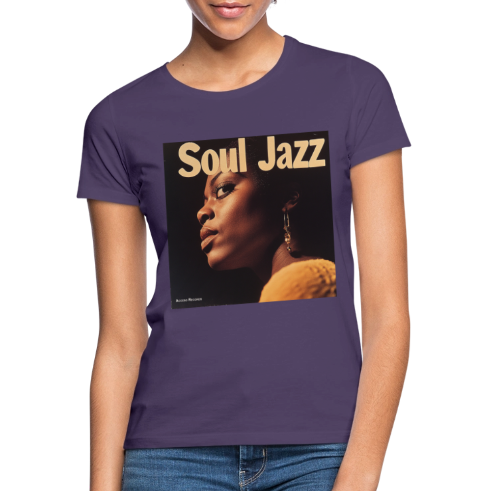 Acceso's Soul Groove: Jazz with a Beat, T-shirt dam - mörklila