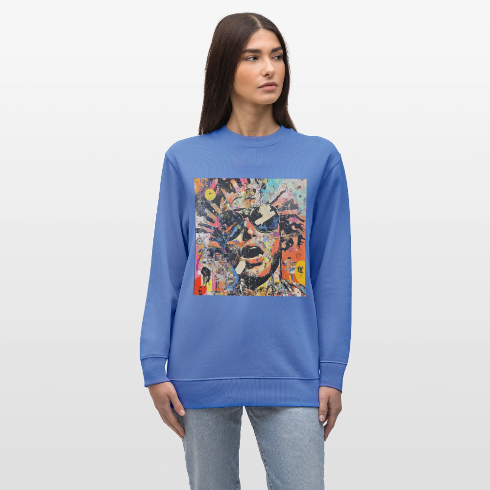 Cosmic Soul Groove, Ekologisk sweatshirt CHANGER unisex från Stanley/Stella - blå