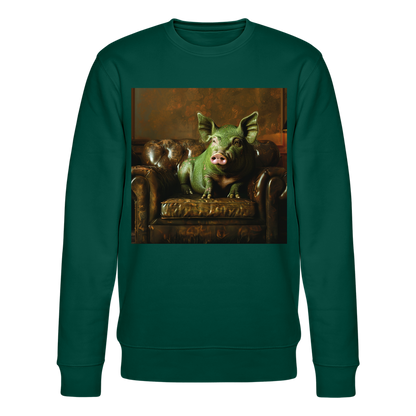 Grön Elegans, Ekologisk sweatshirt CHANGER unisex från Stanley/Stella - skogsgrön