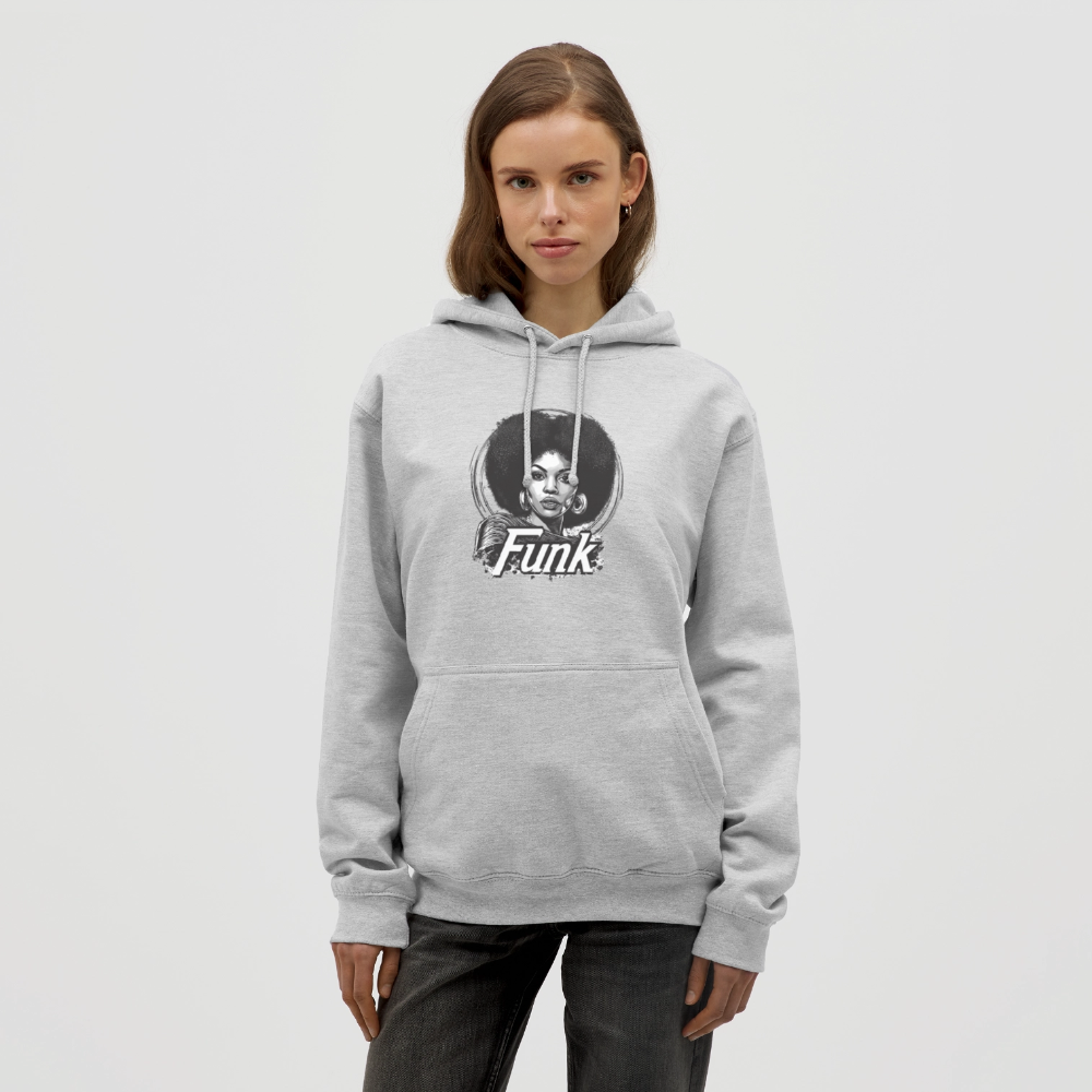 Funk Queen, Luvtröja unisex - ljusgråmelerad