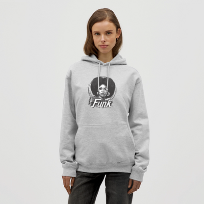 Funk Queen, Luvtröja unisex - ljusgråmelerad