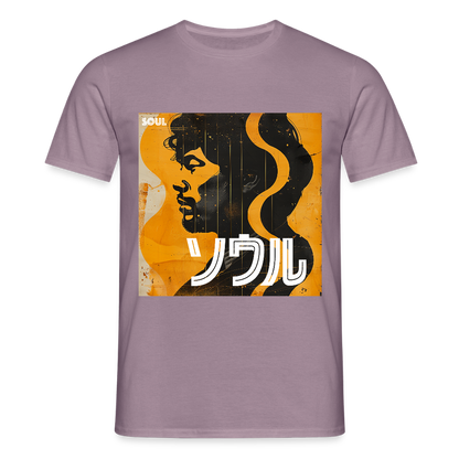 Nippon Grooves, T-shirt unisex - lilagrå 