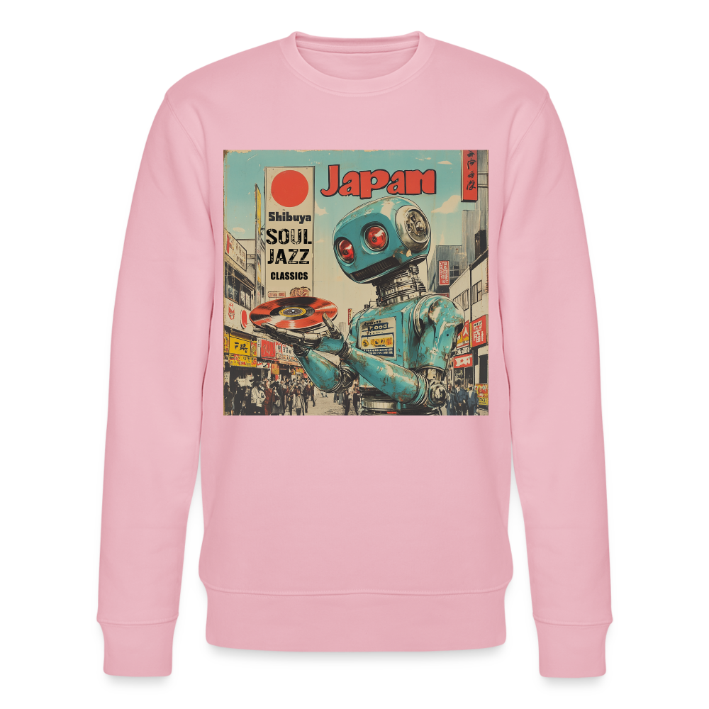 Shibuya Soul Jazz Classics, Ekologisk sweatshirt CHANGER unisex från Stanley/Stella - ljusrosa