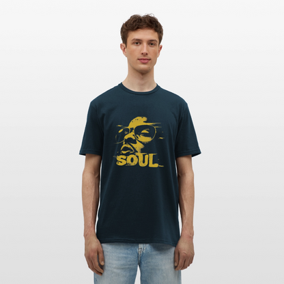 Funky Soul, T-shirt herr - marinblå