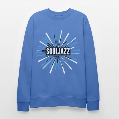 Jazz Meets Soul, Ekologisk sweatshirt CHANGER unisex från Stanley/Stella - blå