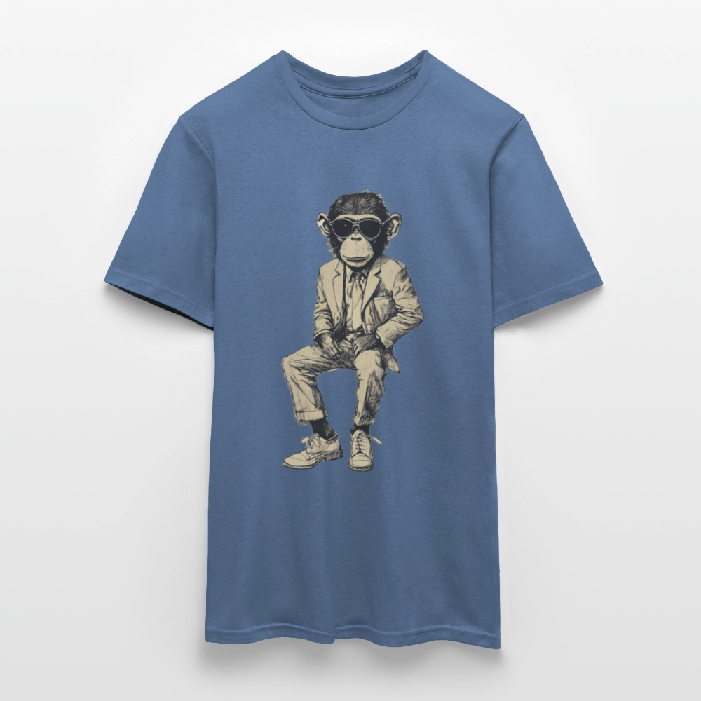 Mod Monkey, T-shirt herr - duvblå 