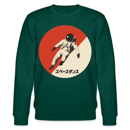 Space Dance, Ekologisk sweatshirt CHANGER unisex från Stanley/Stella - skogsgrön