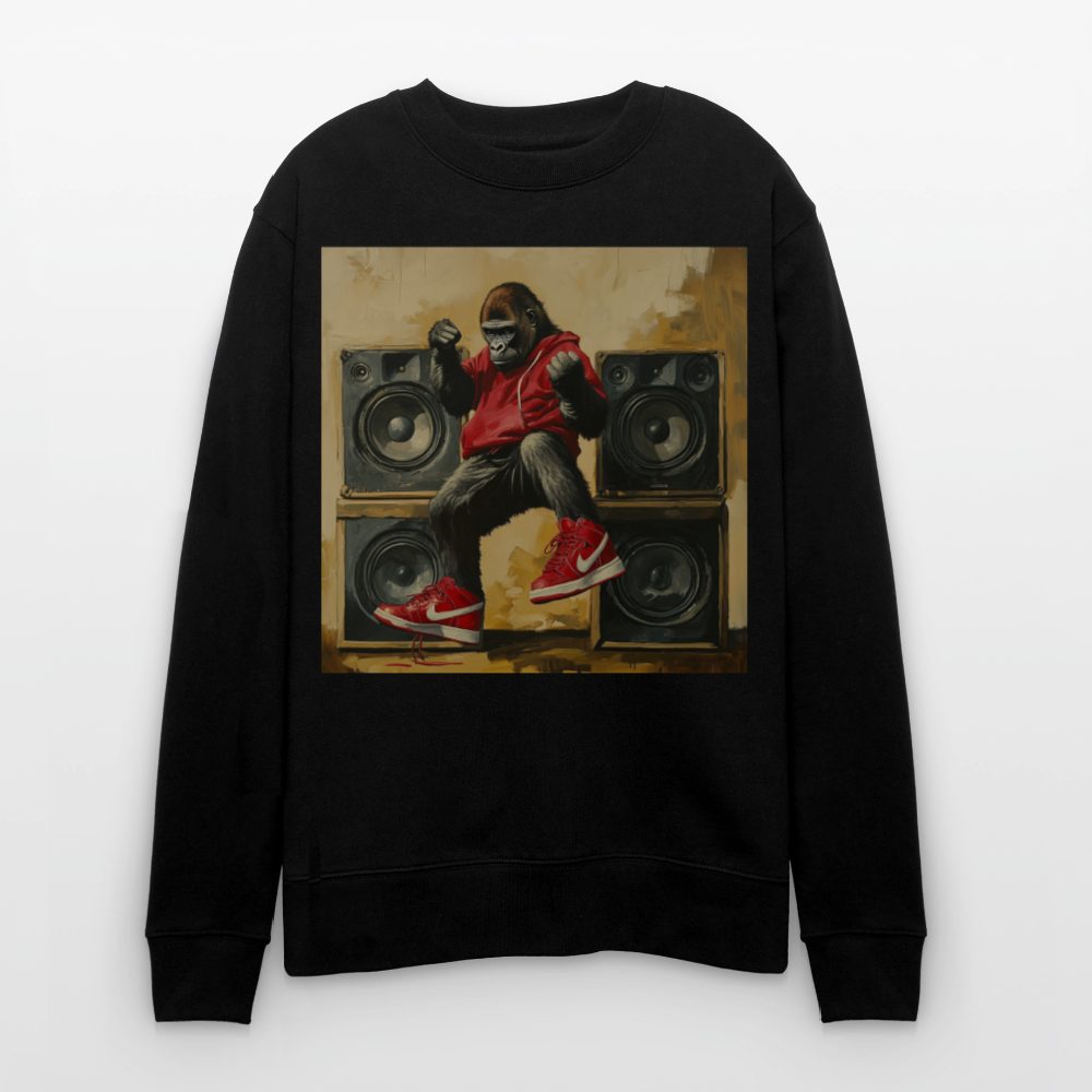 Stora Steg och Tunga Beats, Ekologisk sweatshirt CHANGER unisex från Stanley/Stella - svart