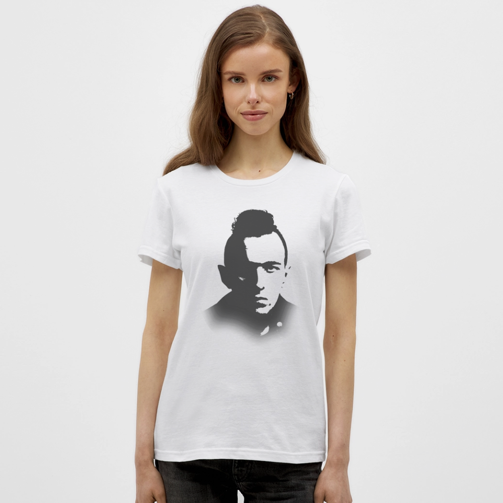 Stencil of Rebellion, T-shirt dam - vit