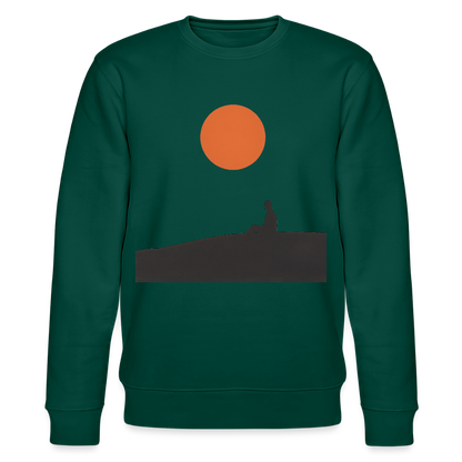 Under the sun, Ekologisk sweatshirt CHANGER unisex från Stanley/Stella - skogsgrön