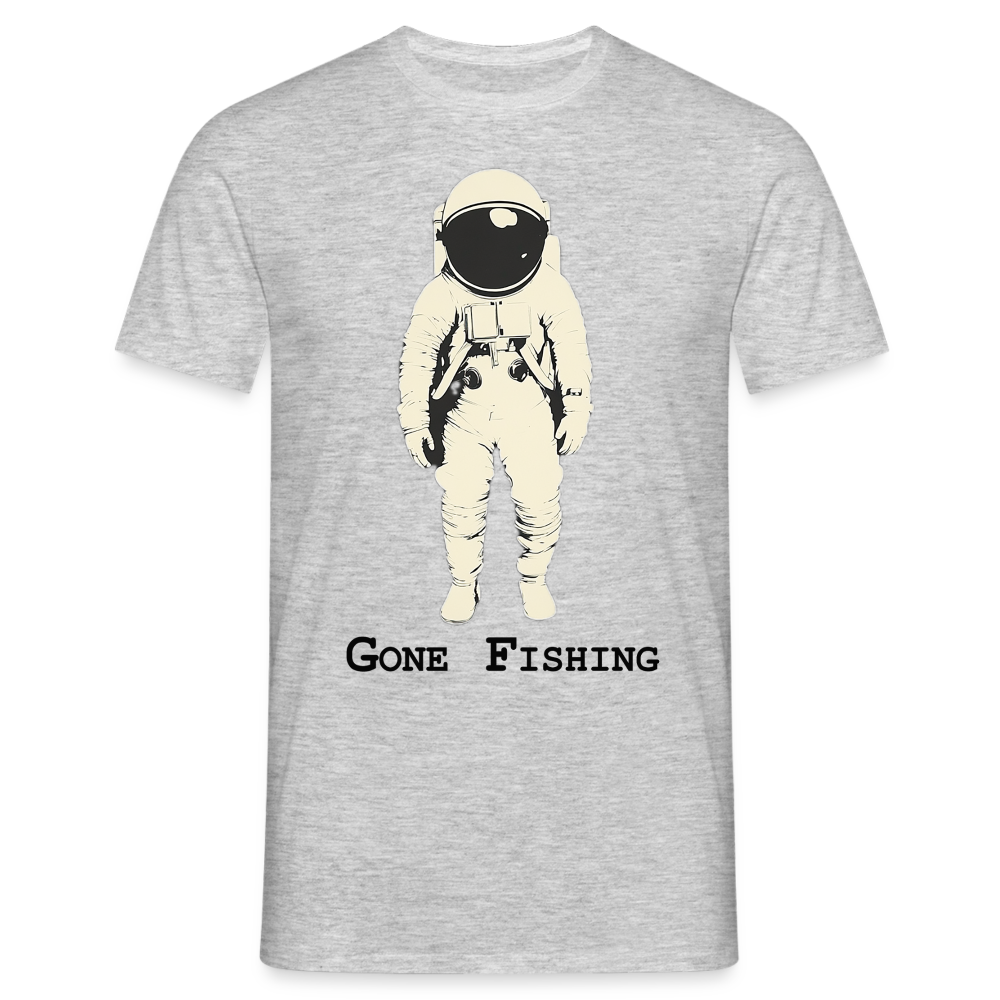 Drifting Beyond – Gone Fishing, T-shirt herr - gråmelerad