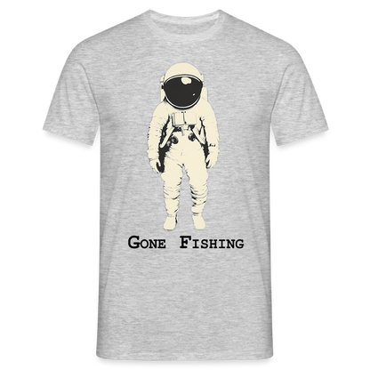 Drifting Beyond – Gone Fishing, T-shirt herr - gråmelerad