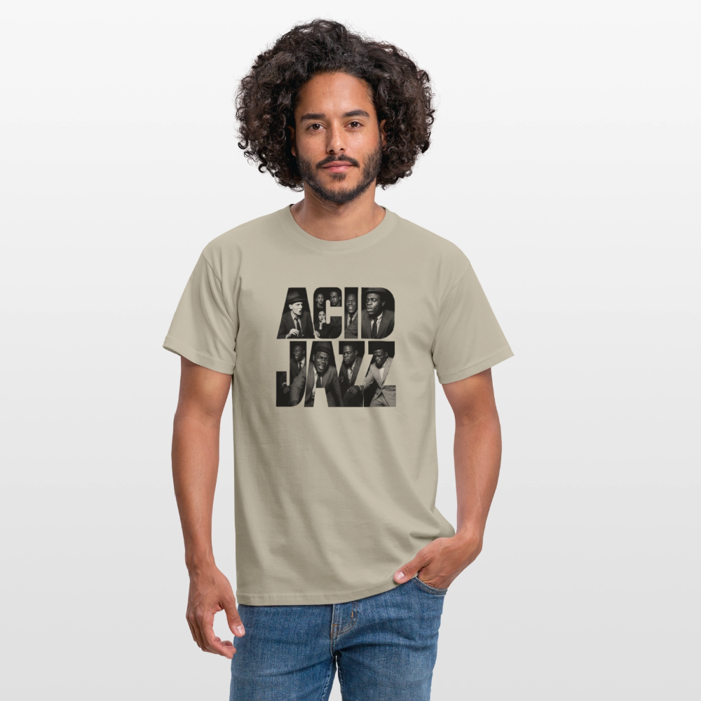 80s Club Jazzdance, T-shirt herr - sandbeige
