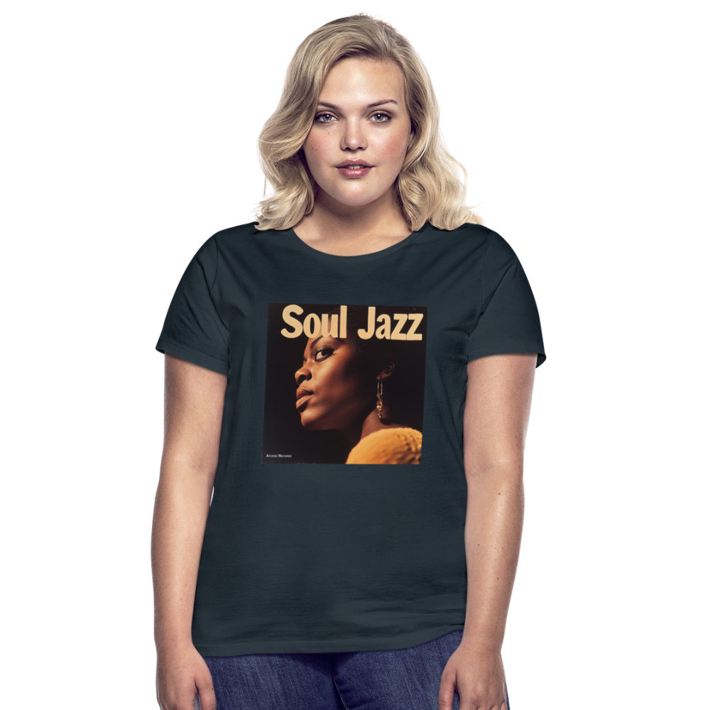 Acceso's Soul Groove: Jazz with a Beat, T-shirt dam - marinblå