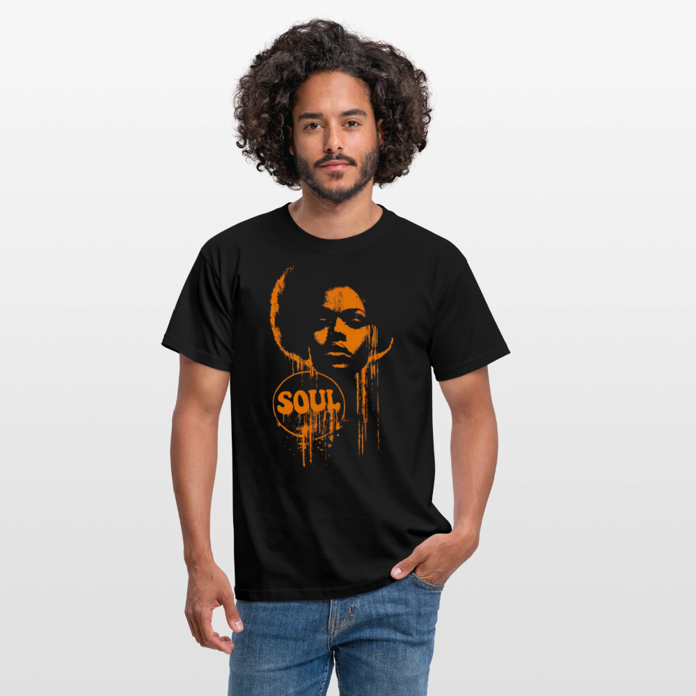 SOUL GLOW, T-shirt unisex - svart