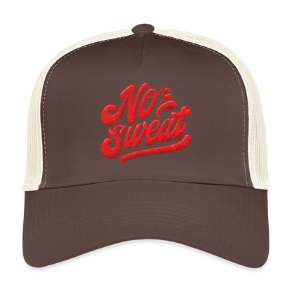No Sweat, Trucker Cap - brun/beige