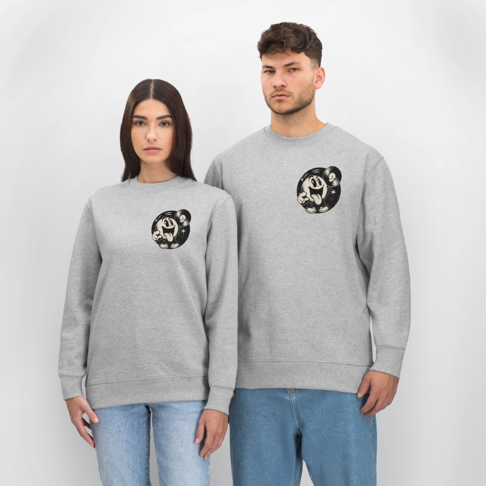 Groove Chaser, Ekologisk sweatshirt CHANGER unisex från Stanley/Stella - gråmelerad