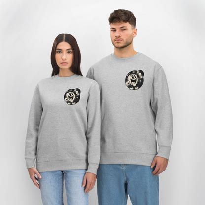 Groove Chaser, Ekologisk sweatshirt CHANGER unisex från Stanley/Stella - gråmelerad