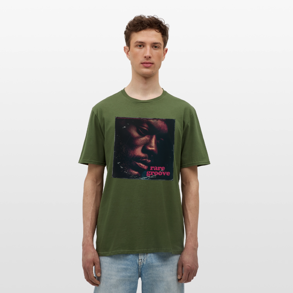 Groove Rare, T-shirt unisex - Militärgrön