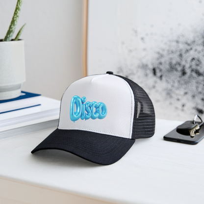 Pump the Disco, Trucker Cap - vit/svart