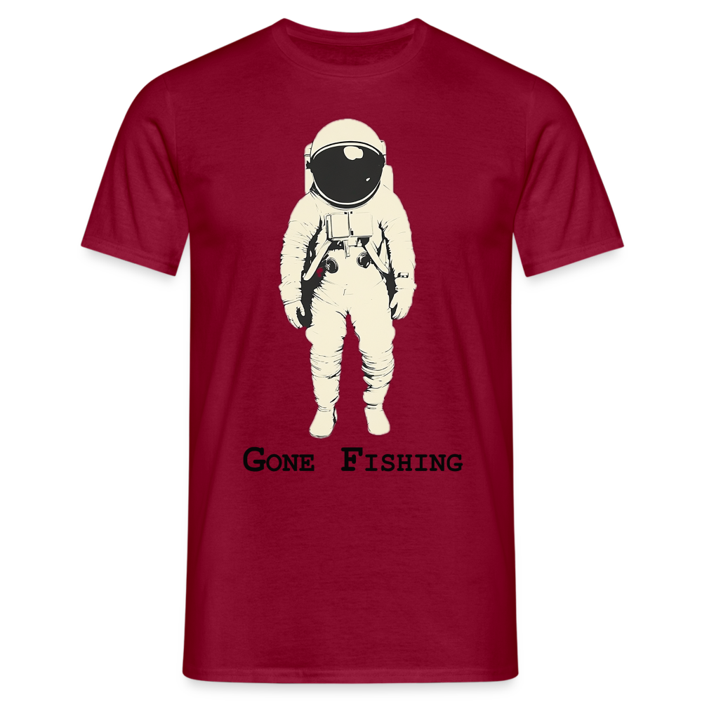 Drifting Beyond – Gone Fishing, T-shirt herr - tegelröd