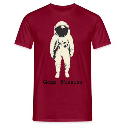 Drifting Beyond – Gone Fishing, T-shirt herr - tegelröd