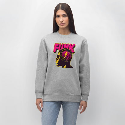 Funk Head, Ekologisk sweatshirt CHANGER unisex från Stanley/Stella - gråmelerad
