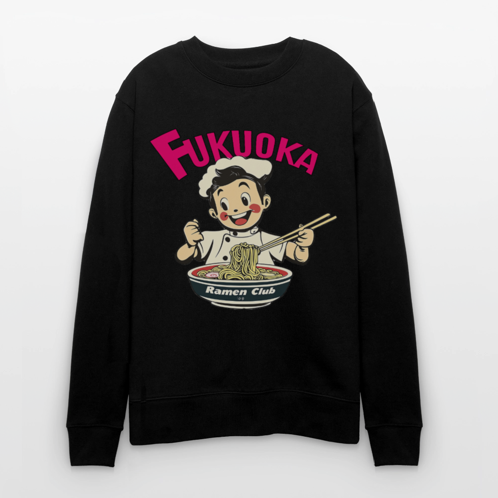 Fukuoka Ramen Club, Ekologisk sweatshirt CHANGER unisex från Stanley/Stella - svart