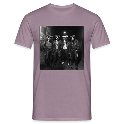 Barking Riot, T-shirt herr - lilagrå 