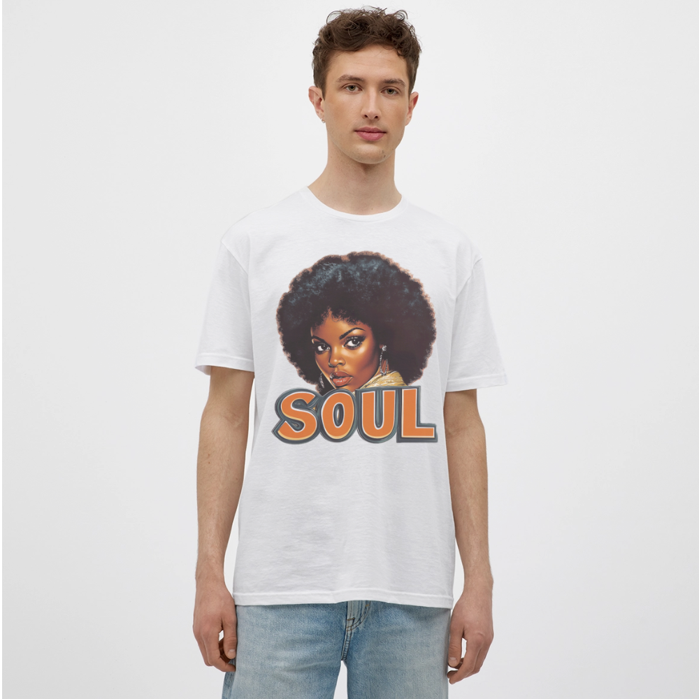 Soulful Vibes, T-shirt herr - vit