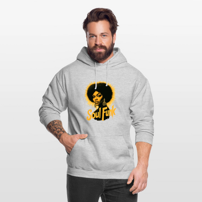 Soul Funk, Luvtröja unisex - ljusgråmelerad