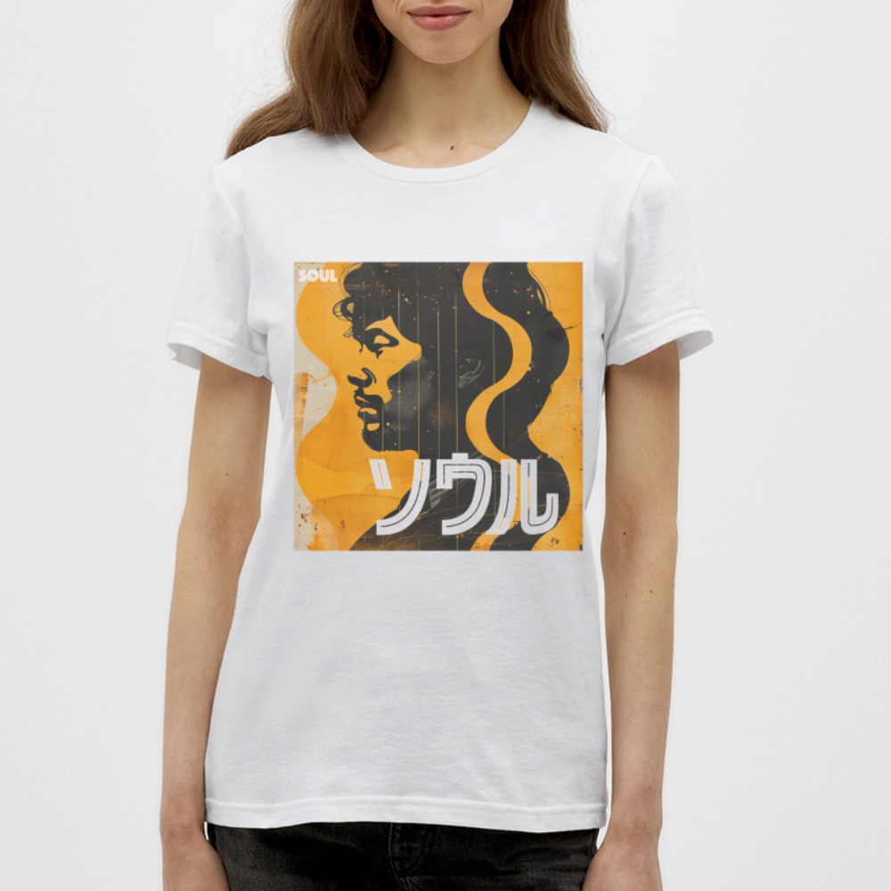 Nippon Grooves, T-shirt dam - vit