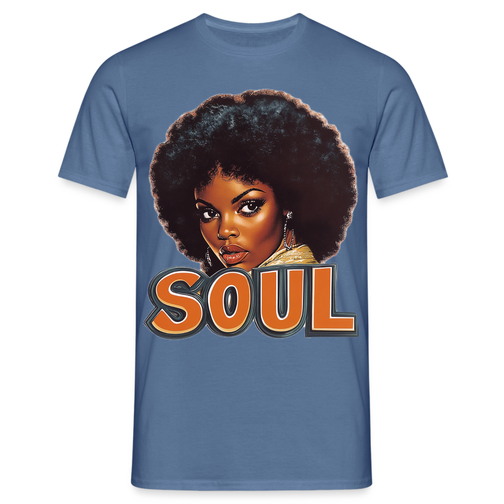 Soulful Vibes, T-shirt herr - duvblå 