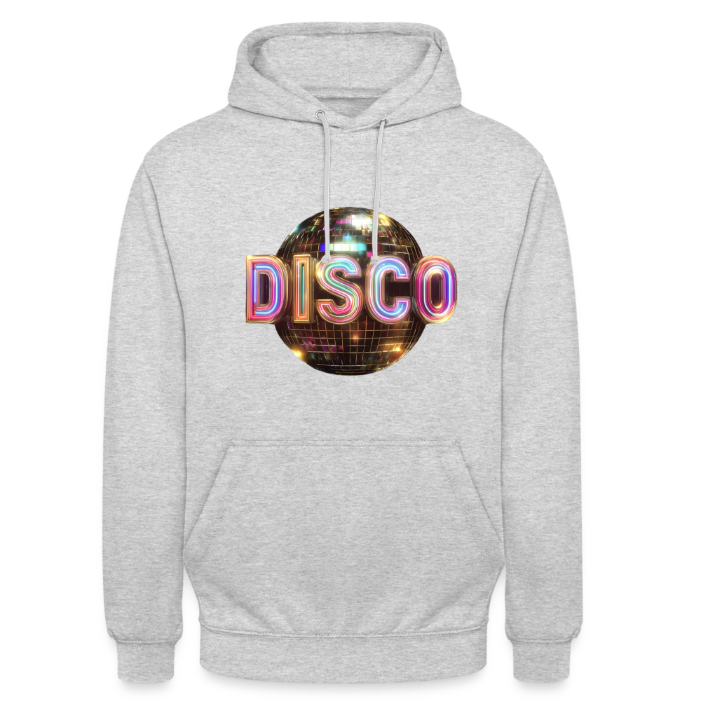 Disco Dreamscape, Luvtröja unisex - ljusgråmelerad