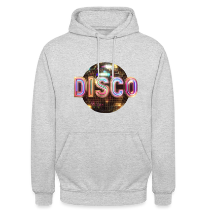 Disco Dreamscape, Luvtröja unisex - ljusgråmelerad