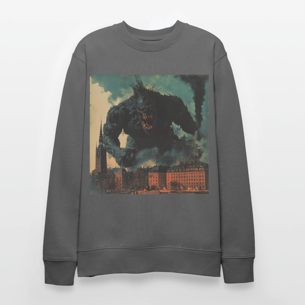 Helvetesstorm över Staden, Ekologisk sweatshirt CHANGER unisex från Stanley/Stella - kolgrå