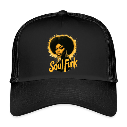 Soul Funk, Trucker Cap - svart/svart