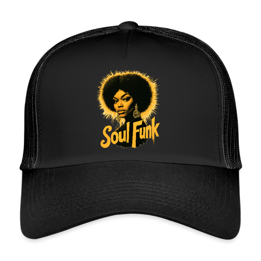 Soul Funk, Trucker Cap - svart/svart