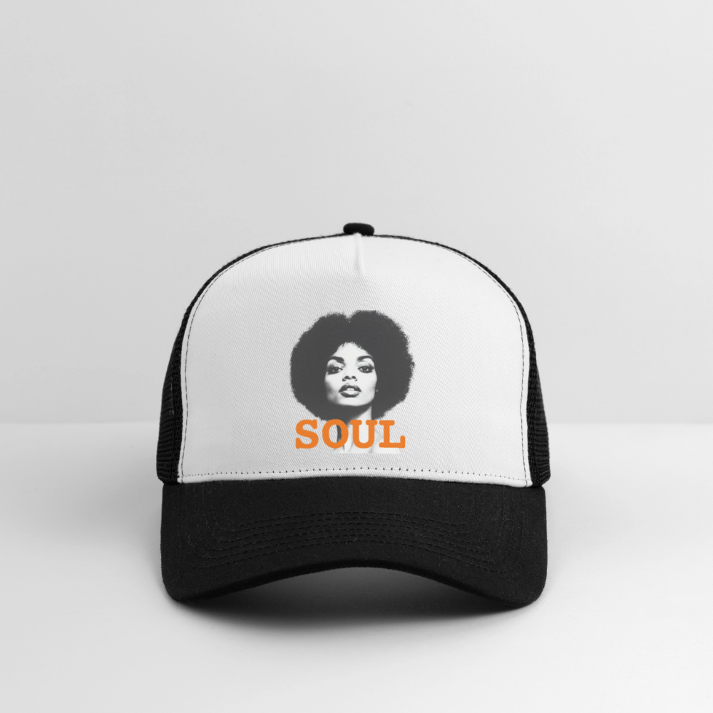Soul PWR, Trucker Cap - vit/svart